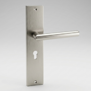 manija placa ancha satin niquel